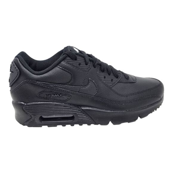 NIKE Air Max 90 Triple Black Running CD6864-001 Women's Size 7.5 (GS) Youth 6Y - Picture 1 of 12